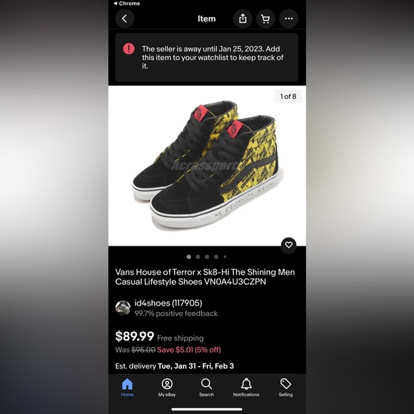 Vans Sk8-Hi - Picture 6 of 7